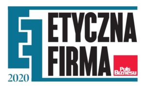 Etyczna Firma (Ethical Company) 2020 award logo by Puls Biznesu