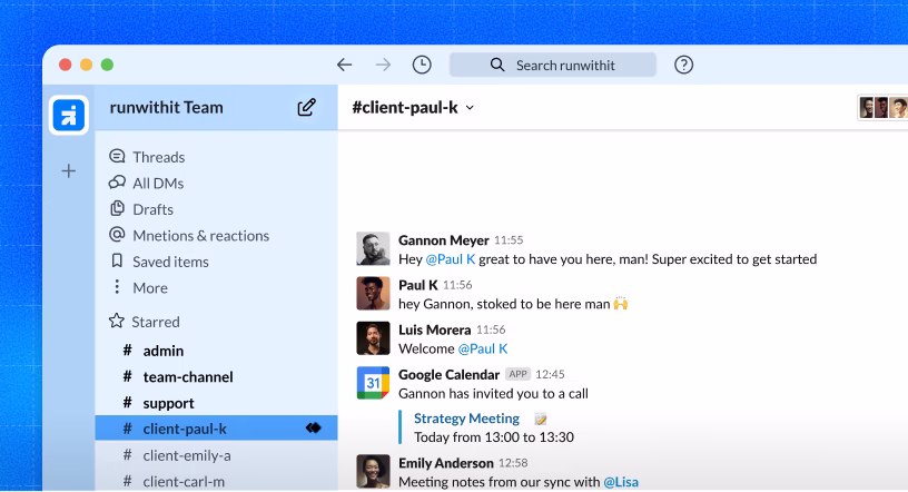 Unlimited Slack Support
