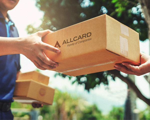 Allcard delivers right to your doorstep