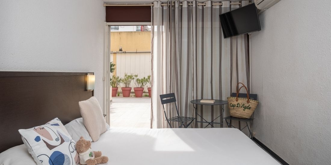 The standard room at the Cap Maya hotel