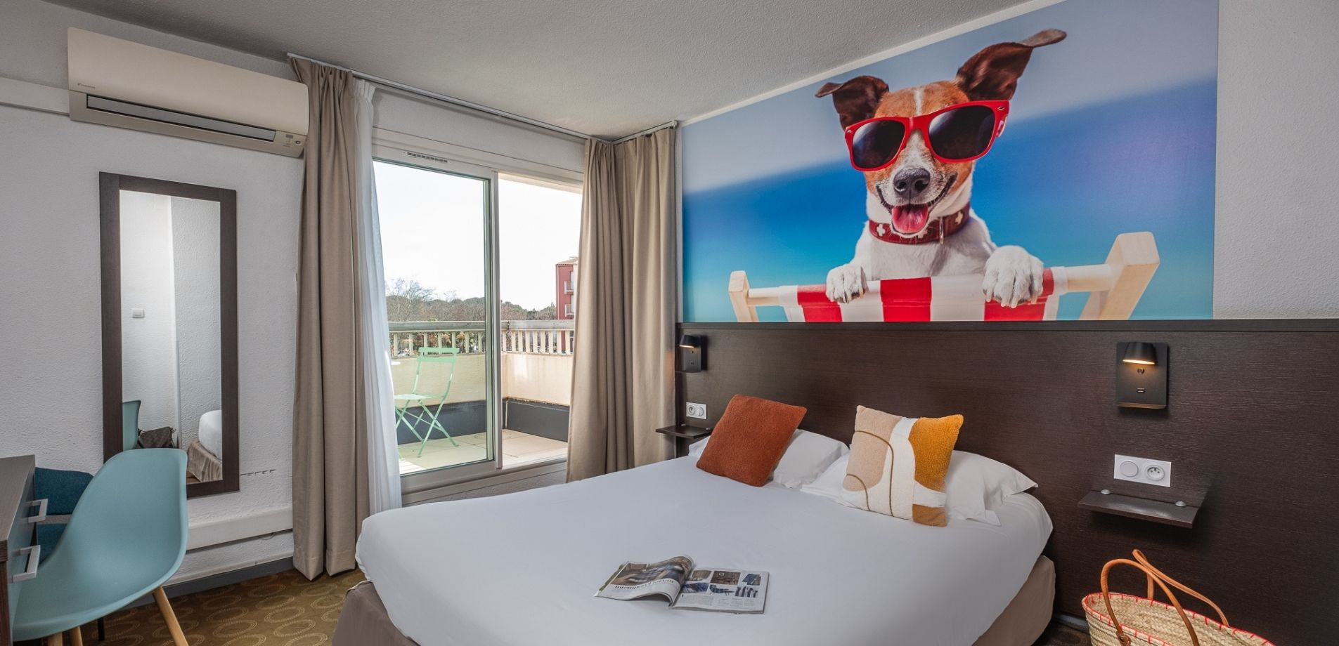The hotel rooms in Cap d'Agde