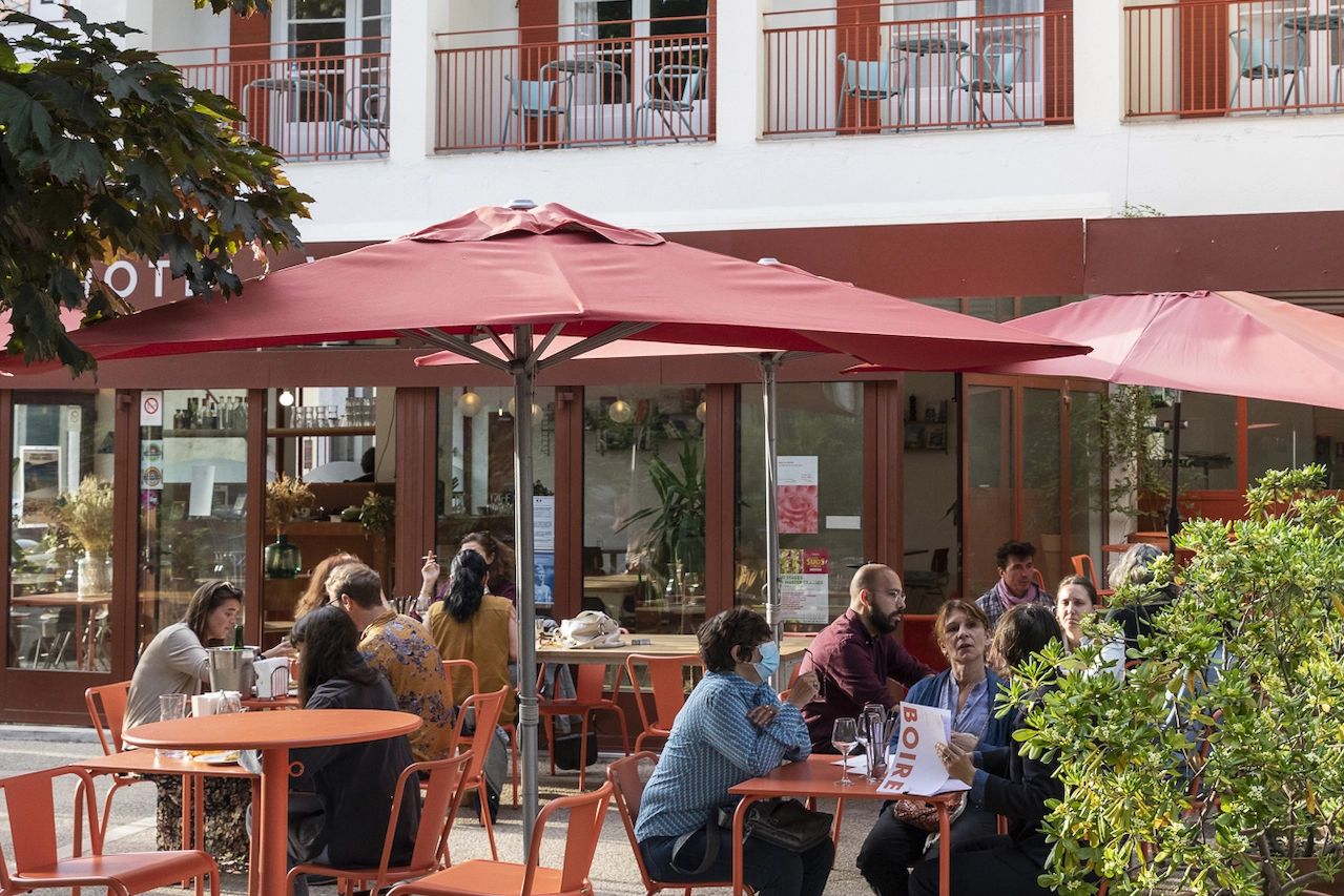 Terrasse de l'Hotel Voltaire Arles