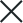 Black close icon with white background showing an X shape.