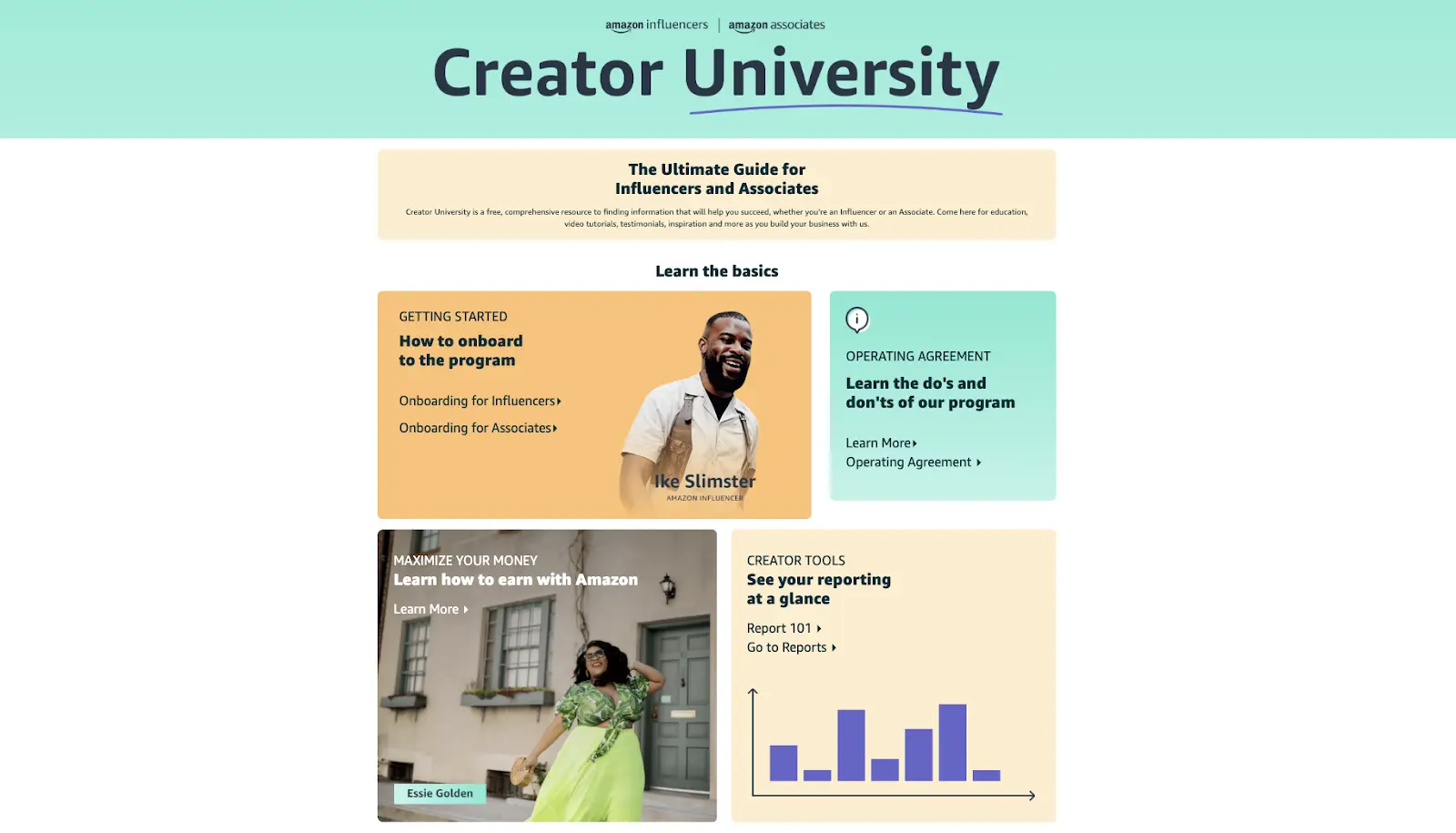 you can find the ultimate guide for Amazon creators