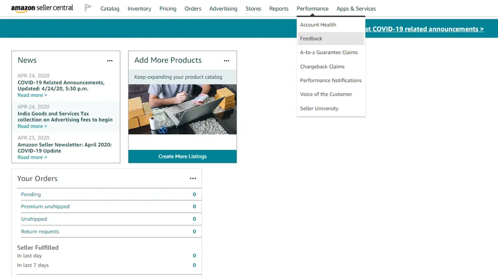 first step is to send feedback to amazon on amazon seller central