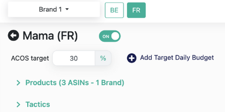 acos target on amazon