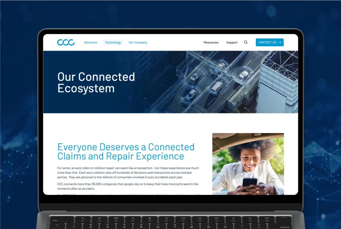 Website homepage for Fringe featuring a banner with text about an employee experience tool and an image of three diverse smiling coworkers interacting at a desk with a laptop.