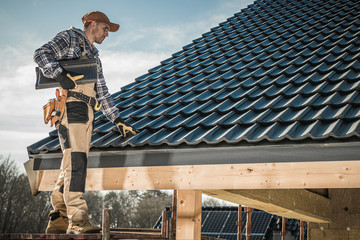Brandon roofing contractor installing shingles and Google Business Profile local map pack