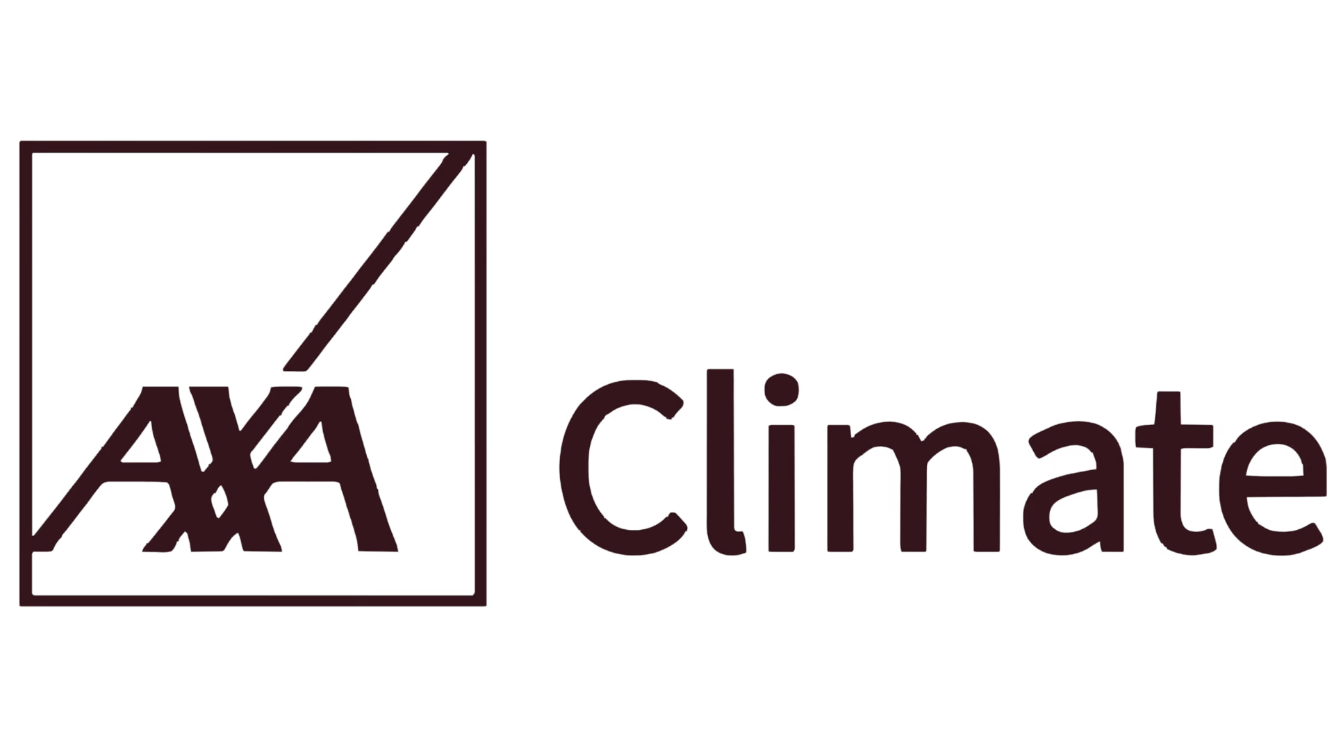 Logo AXA Climate en couleur aubergine