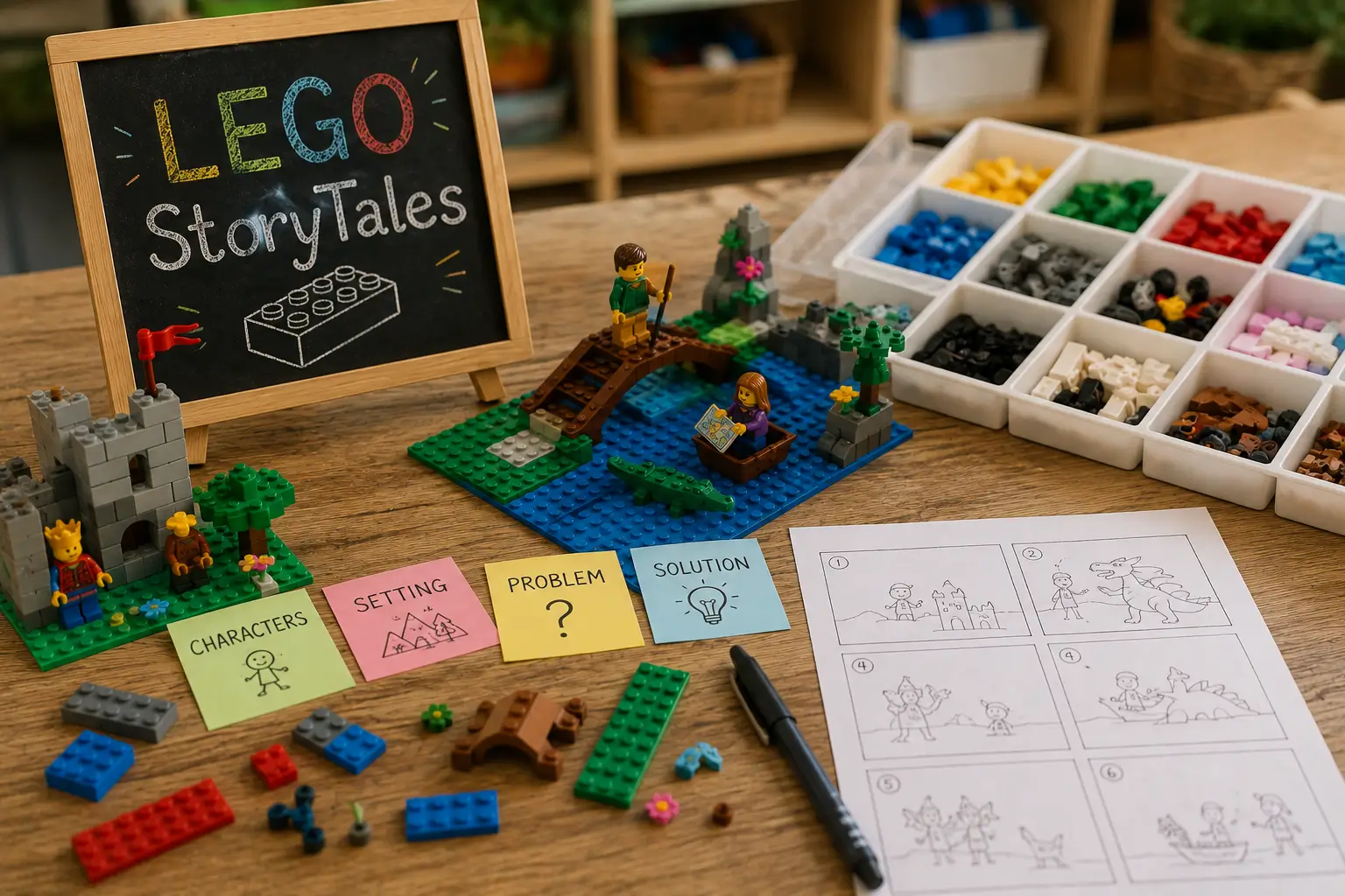 Υλικά LEGO, χαρακτήρες και ιστορίες για το LEGO StoryTales