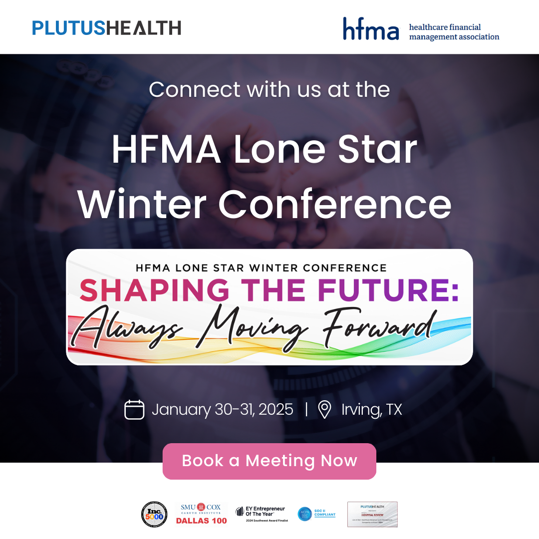 Join Plutus Health – Silver Sponsor at the HFMA Lone Star Winter Conference