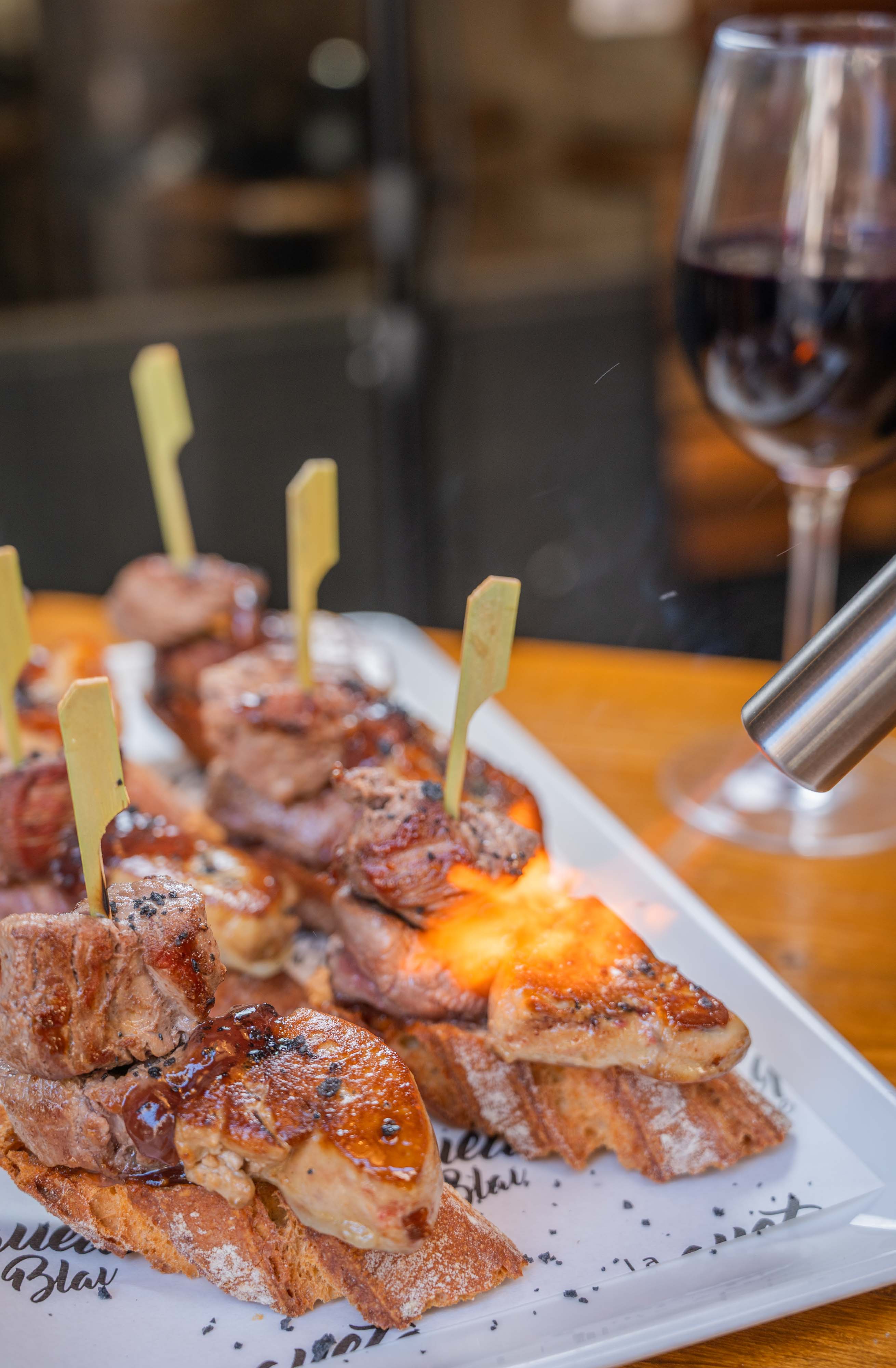 Barra de pinchos de La Tasqueta de Blai