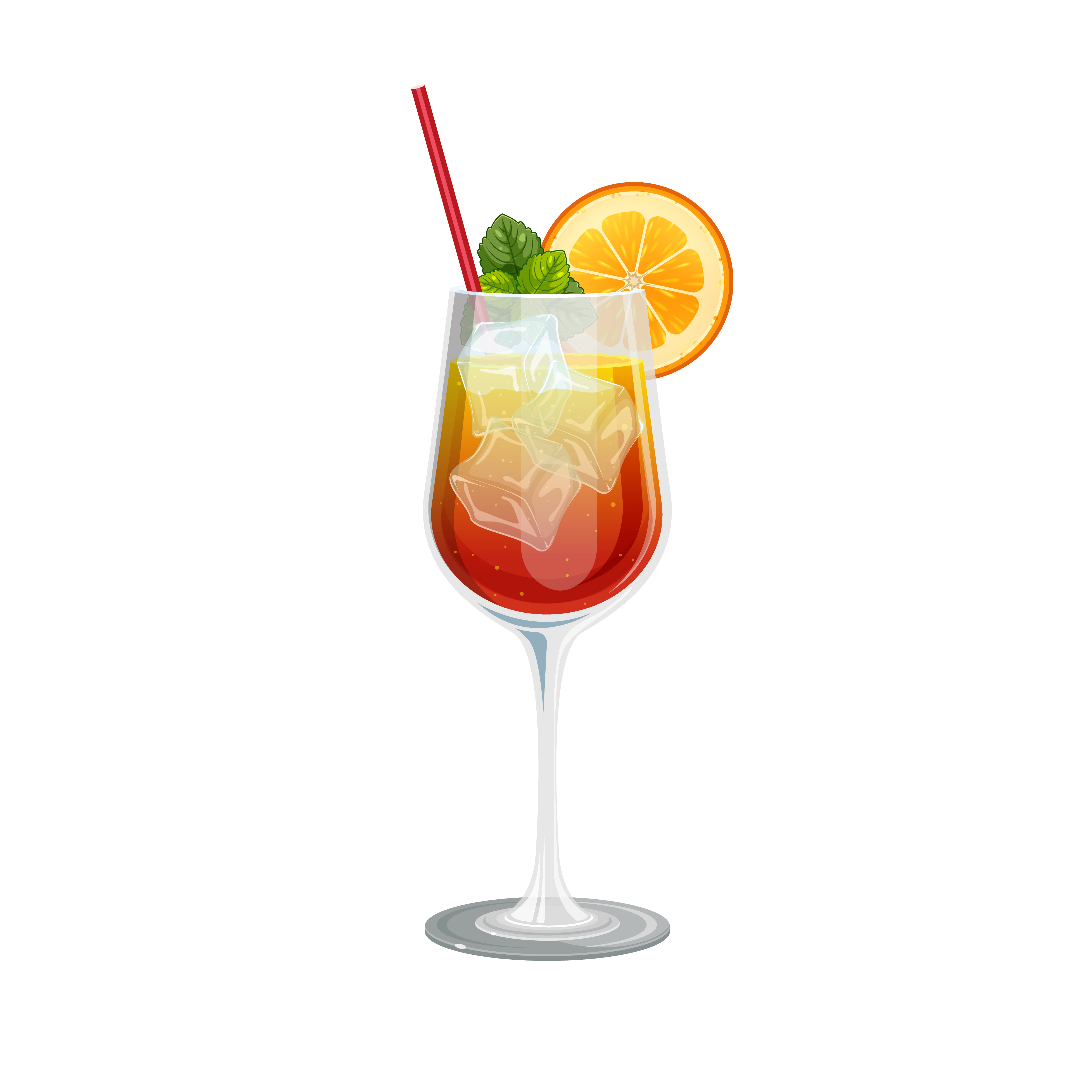 Campari con hielo