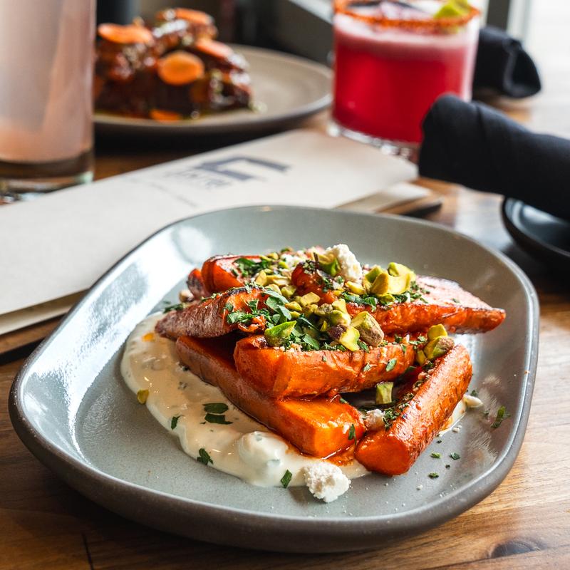 Slow Roasted Harissa Carrots