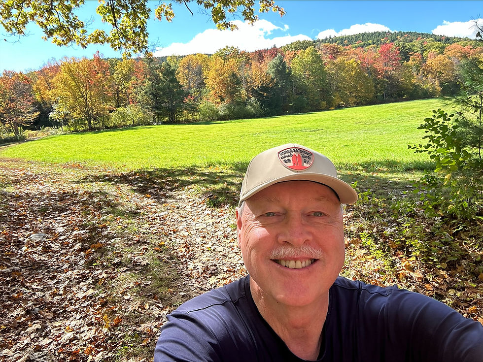 Temecula dentist, Dr. Dave Cutts, takes a selfie and shows off the beautiful fall colors in his home state of Vermont