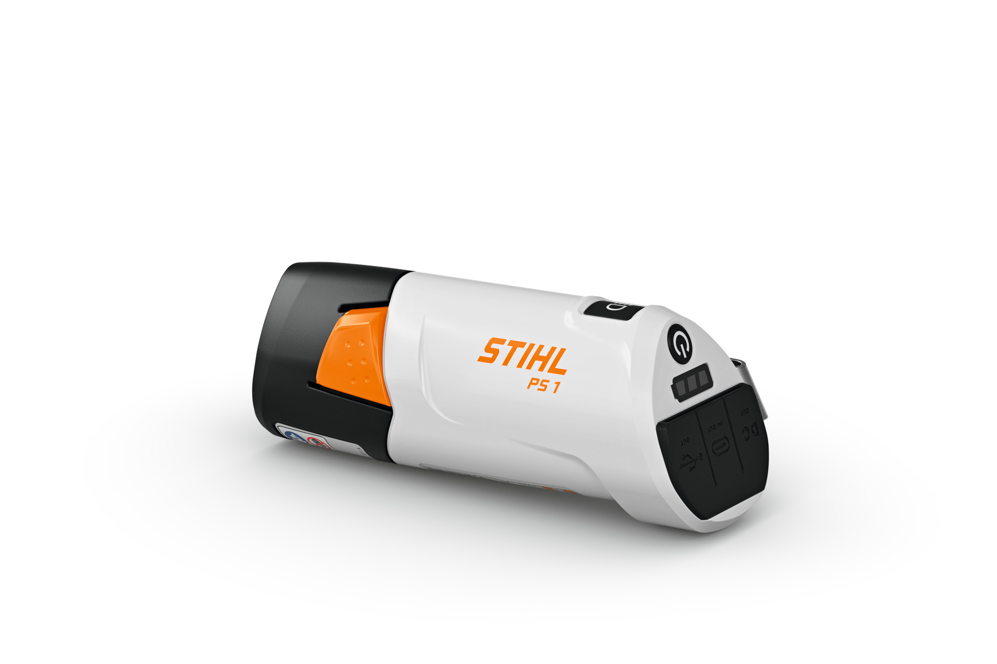 Pack power on-the-go with the three-in-one power bank, charger, and LED flashlight—capable of charging AS batteries, phones, heated clothing, and  other devices