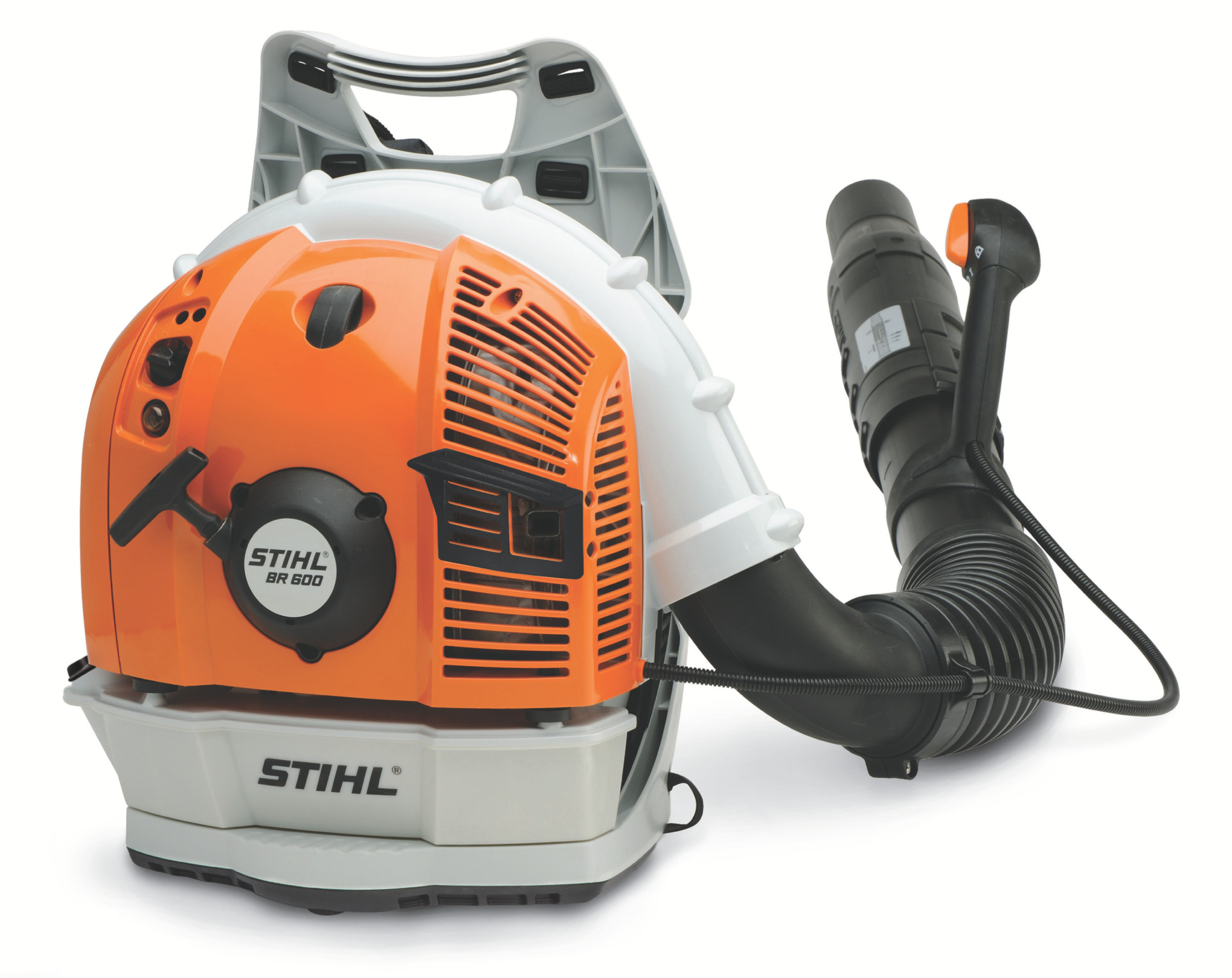 Fuel efficiency, low exhaust emissions, and durable, professional quality are all offered in this powerful professional backpack blower.