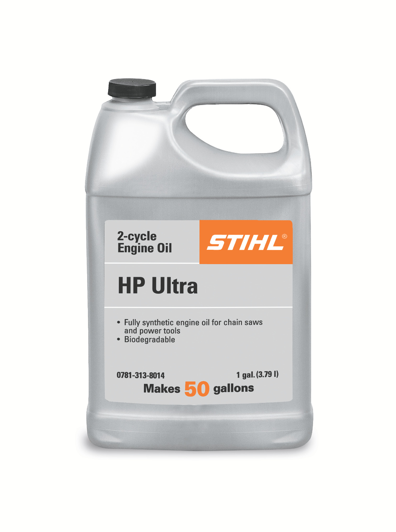 This fully synthetic two-cycle engine oil is specially suited for high performance chainsaws and power tools.