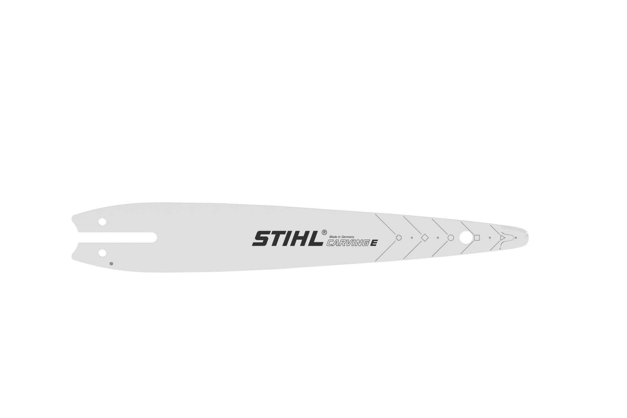 A high quality guide bar for carving.