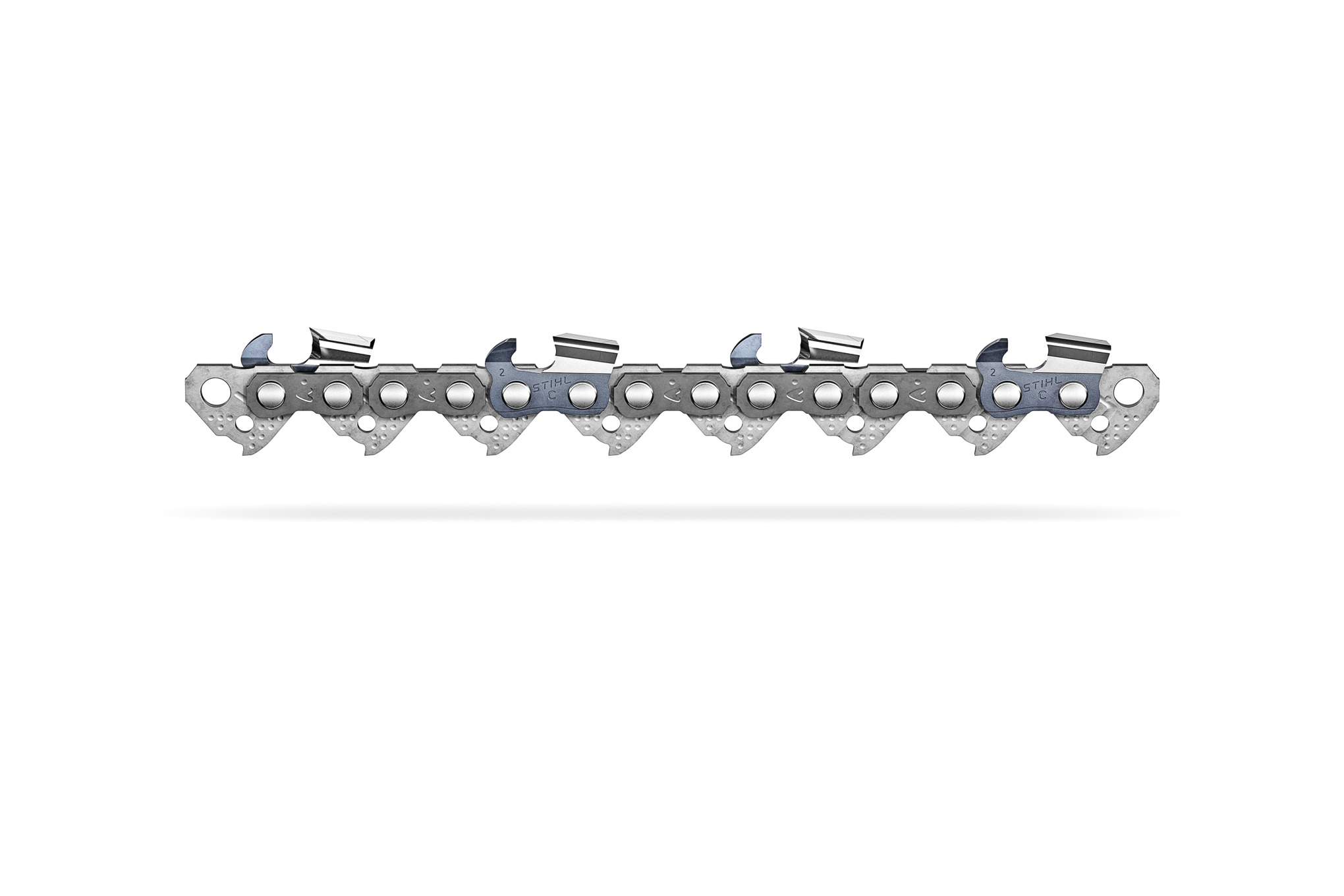 The OILOMATIC® STIHL RAPID™ Micro™ is a low-vibration saw chain. The lower vibration levels help reduce operator fatigue.