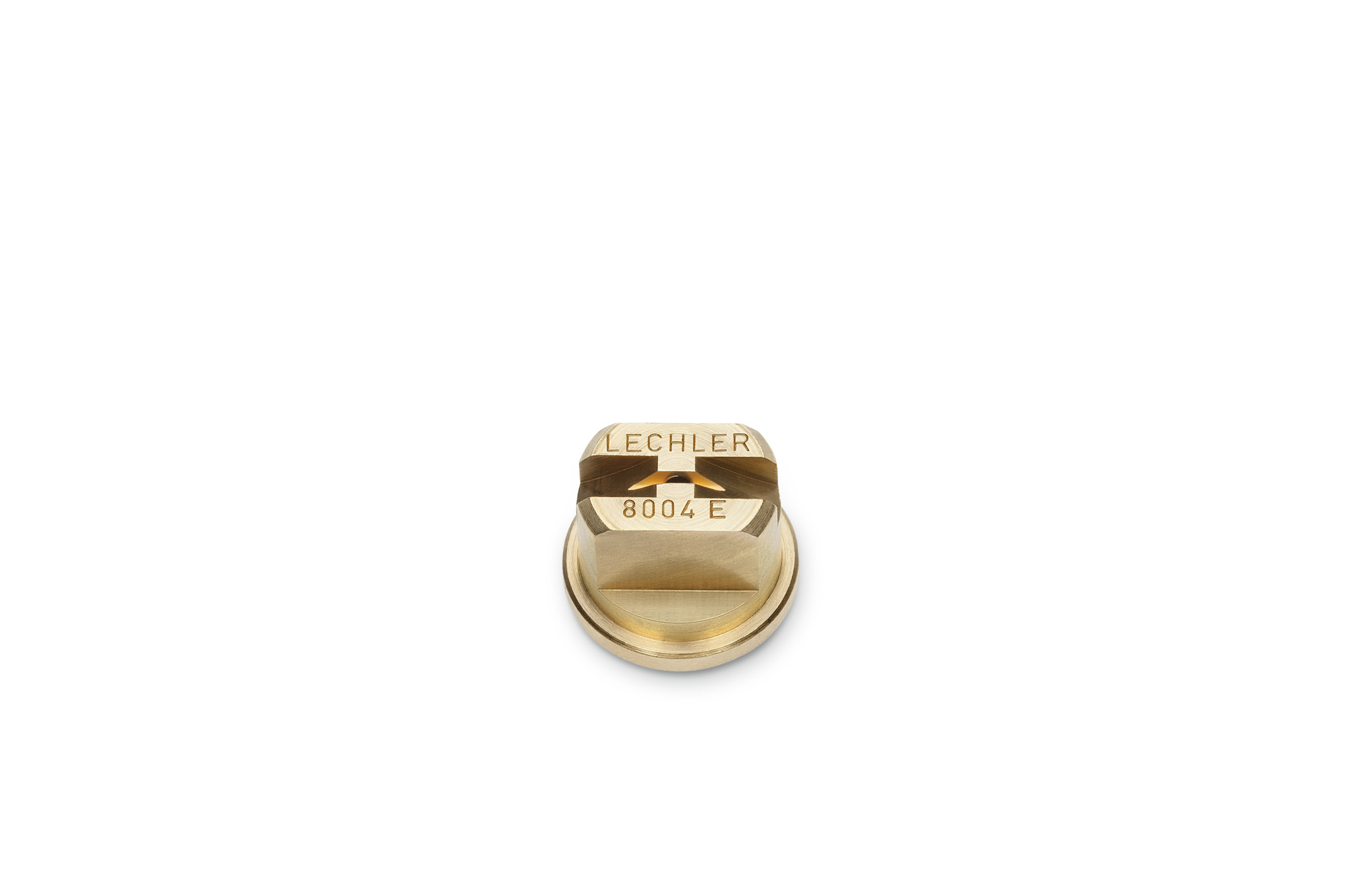 Brass fan jet nozzle: Apply sprayed agents in a targeted manner as required