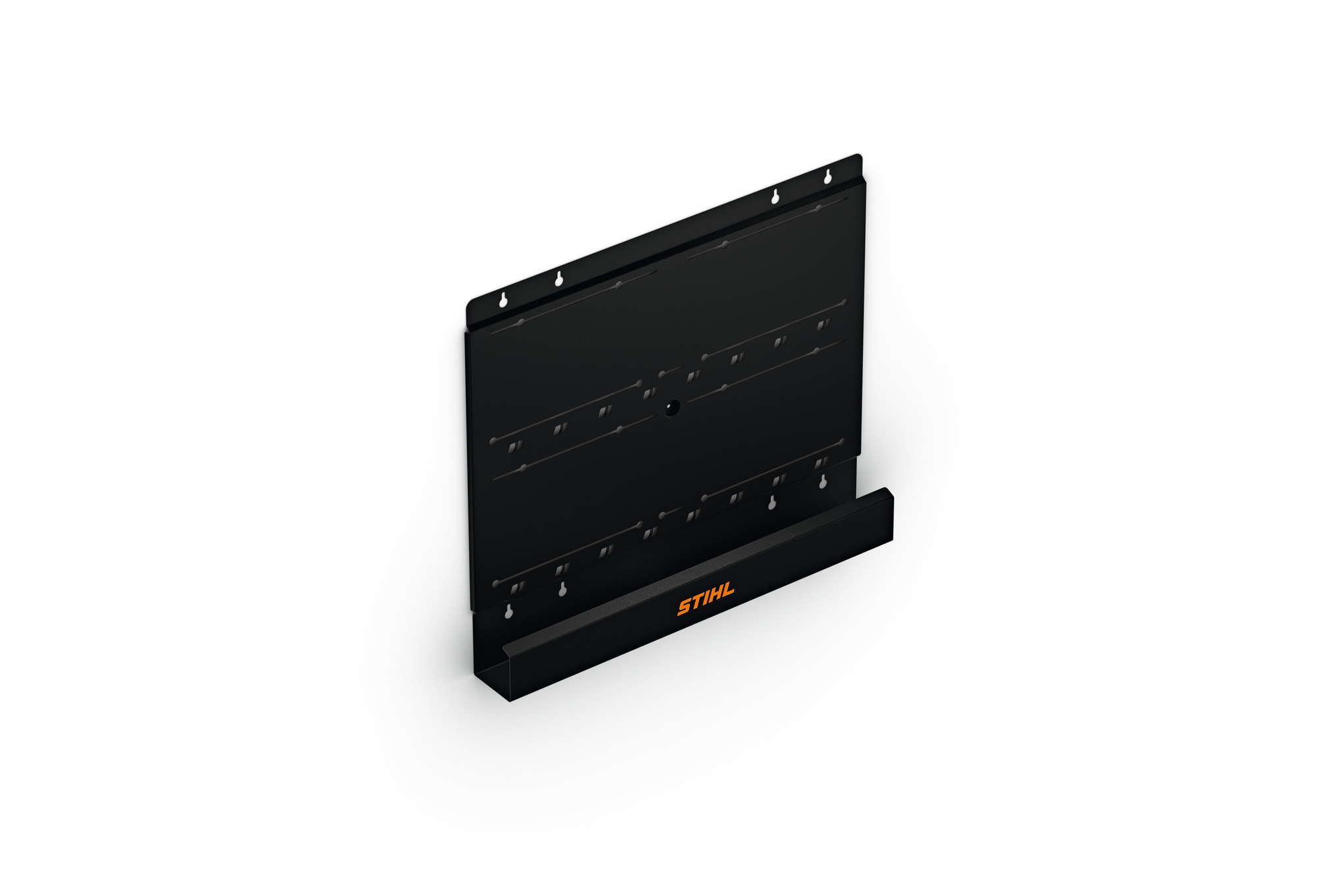 Mount and store battery chargers for a clean, organized workspace.