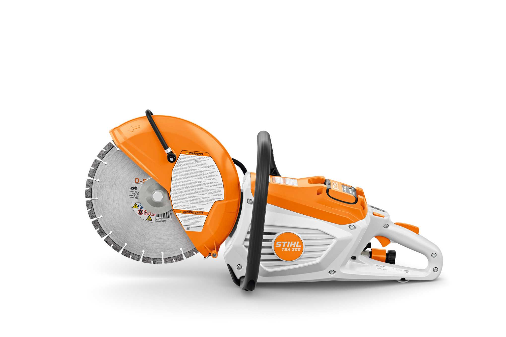 The TSA 300 STIHL Cutquik® is a battery-powered cut-off machine that is designed to be powerful, easy to handle, simple to use, and low maintenance.
