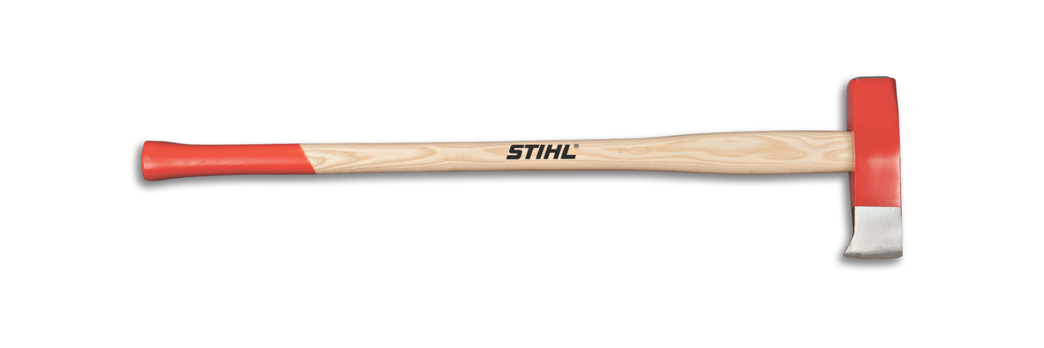A splitting maul made to break apart wood without breaking the bank.