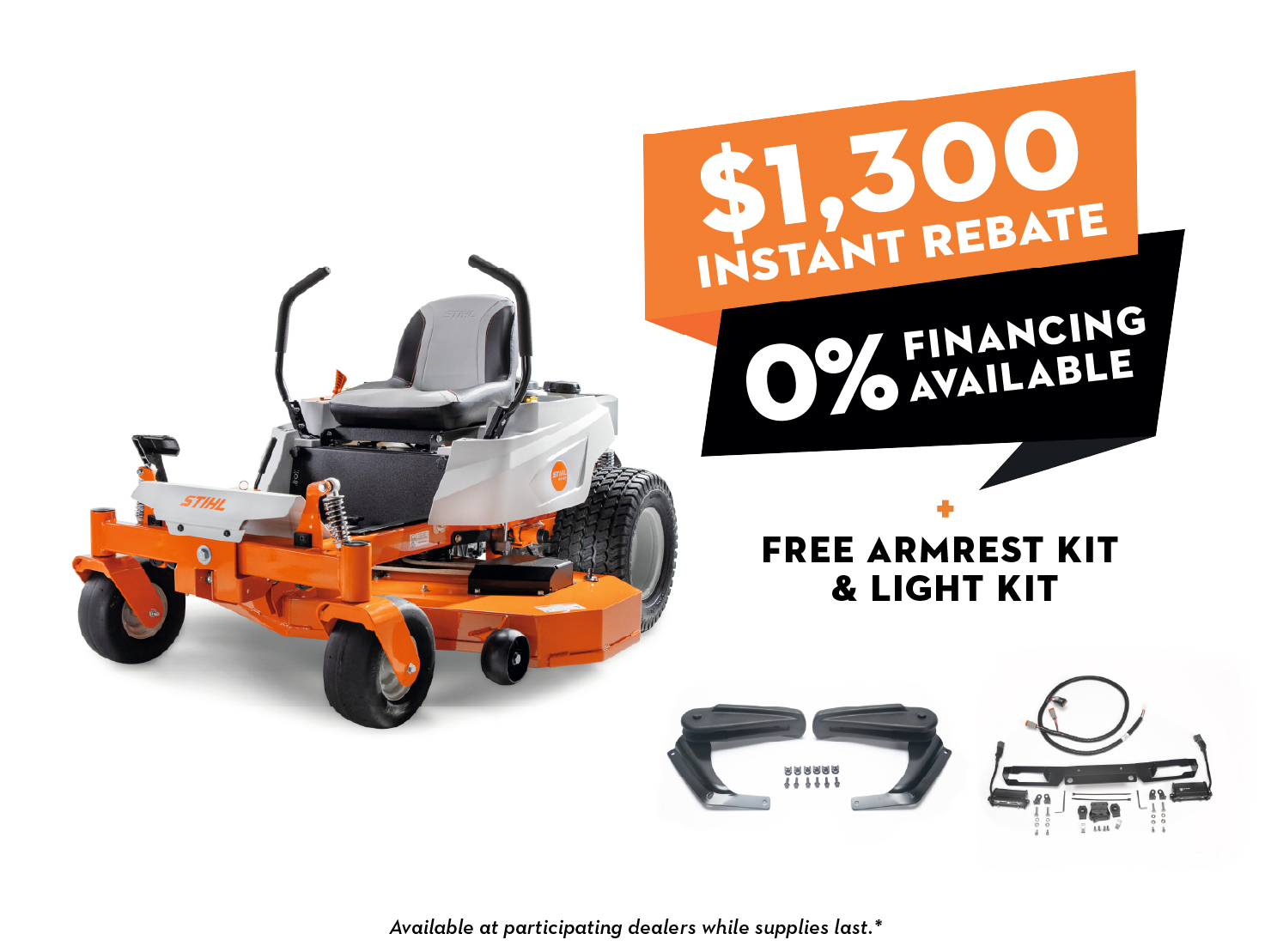 Financing Available! | Experience a smoother ride with four-wheel suspension and cover more ground with a 52" deck.