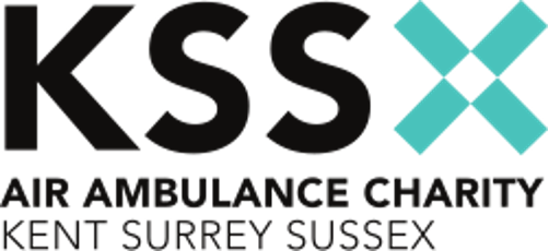 KSS Air Ambulance Charity  Kent Surrey Sussex logo