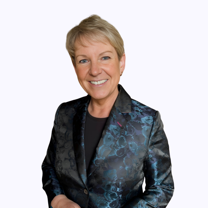 Jackie Handy, keynote speaker and culture expert, smiling portrait.