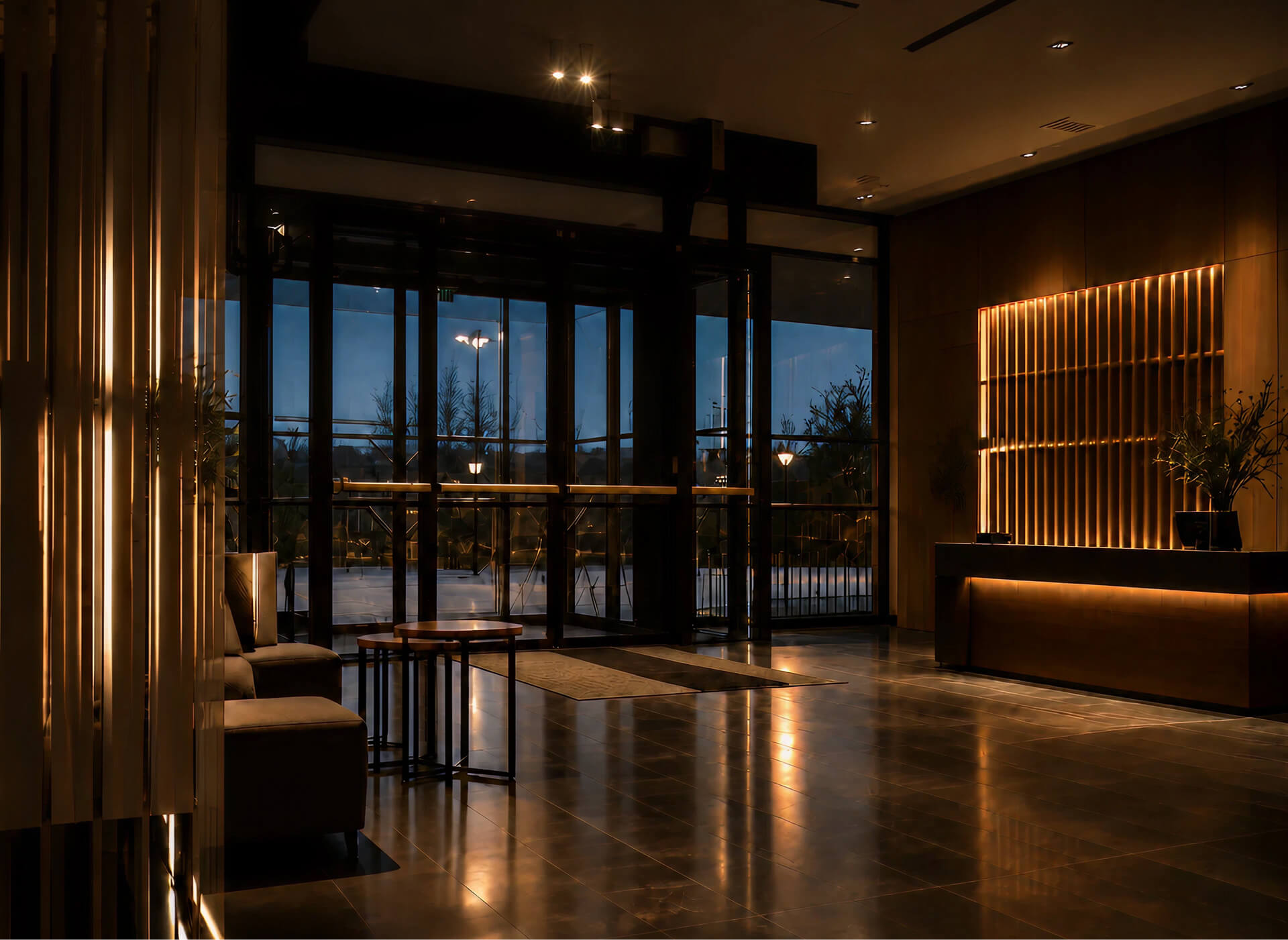 Luxury hospitality interior