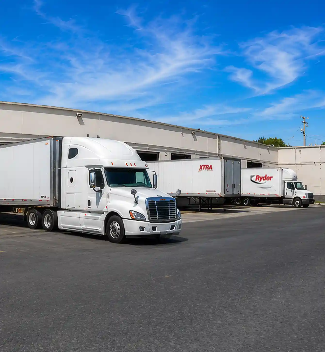 Truck at the loading dock
