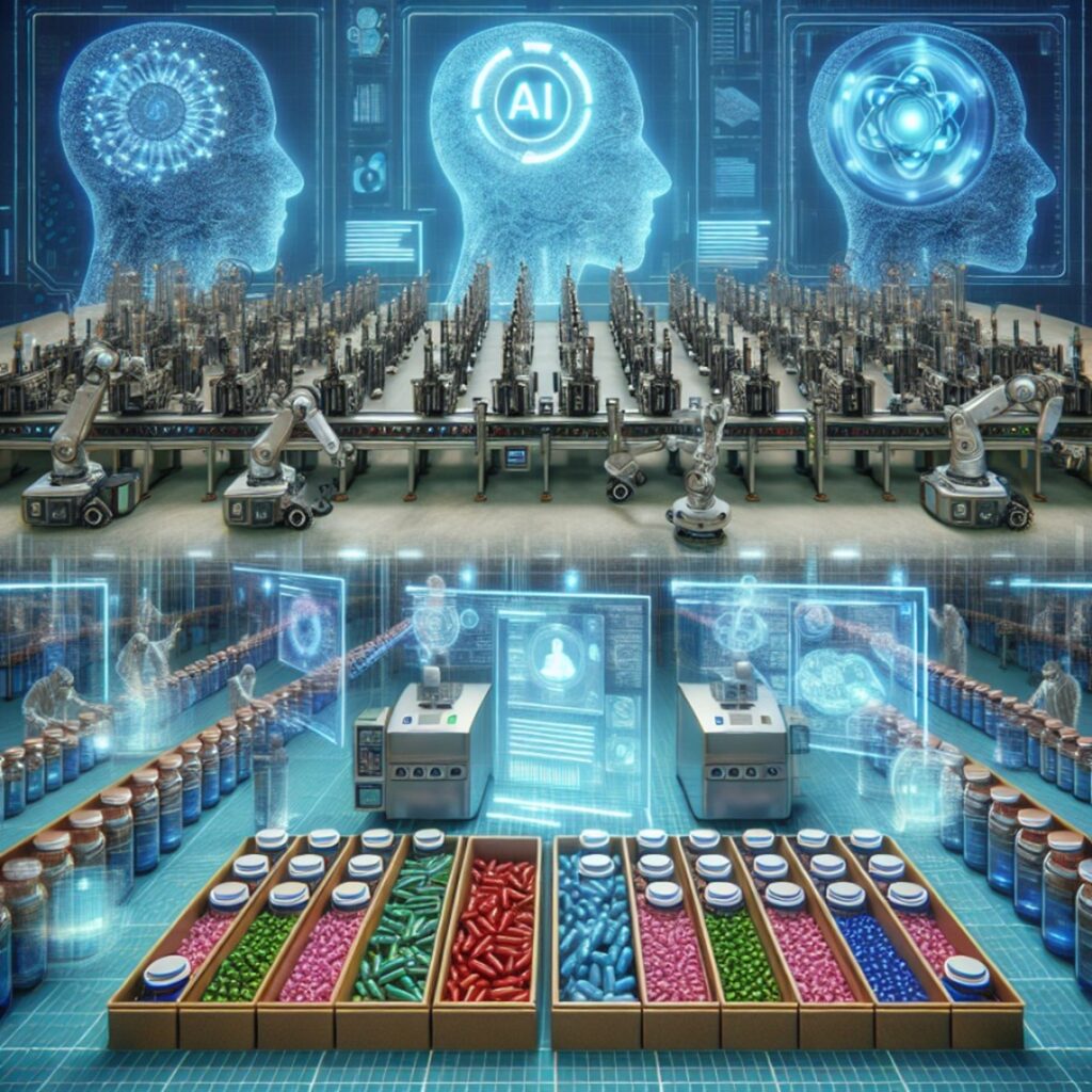 Health Genesis supplement manufacturing facility production line quality control