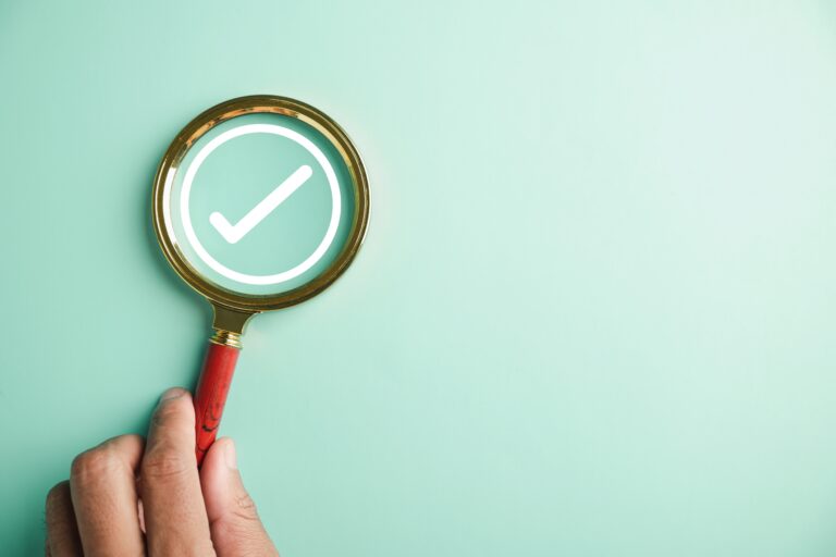 Third party compliance audit magnifying glass