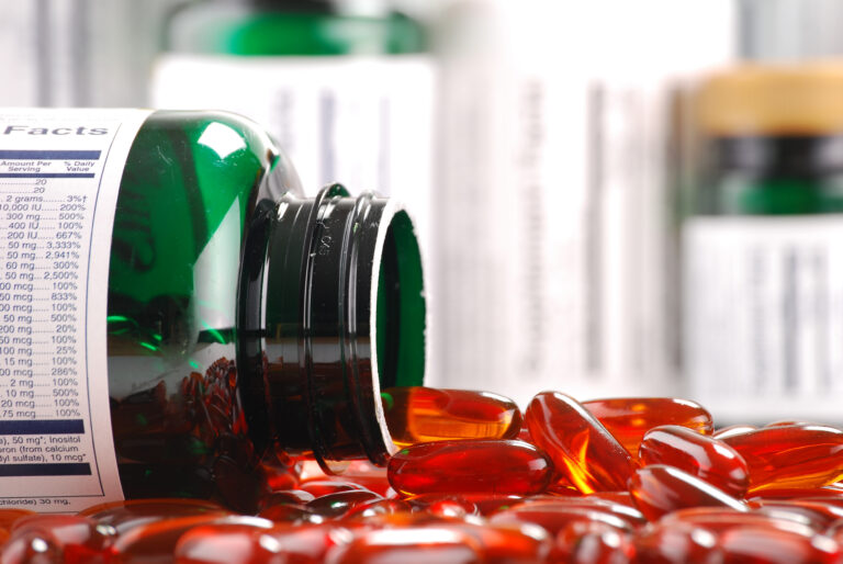 Supplement with certified ingredients on label
