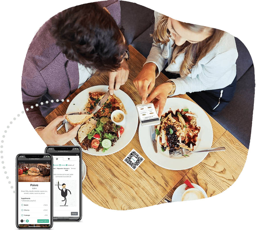 Application web mobile commande en ligne livraison Dishop