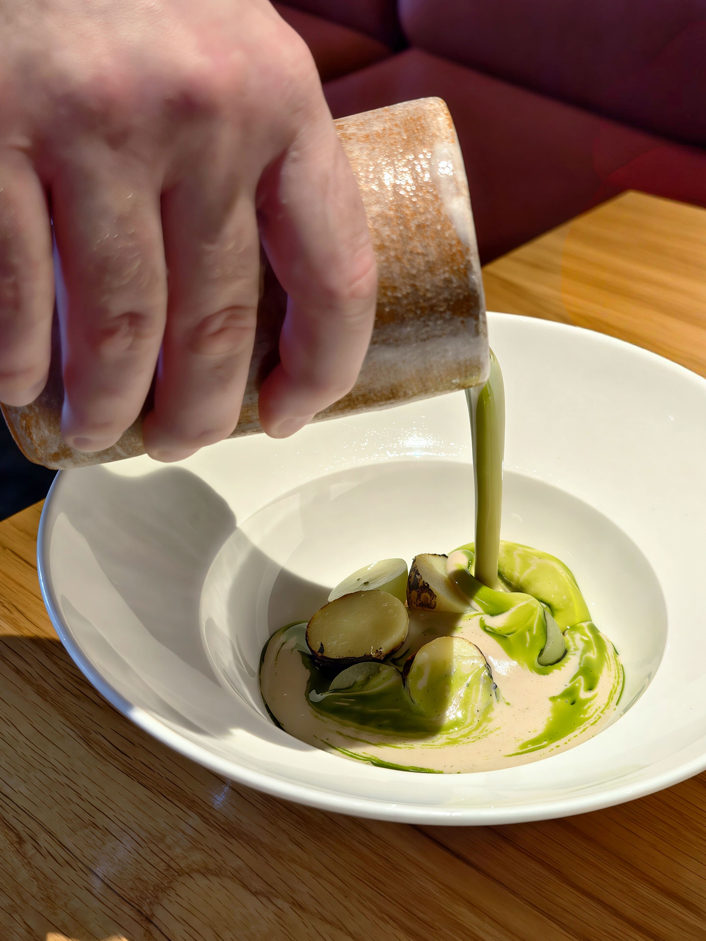 Andalusian soup ajo blanco koneser grill