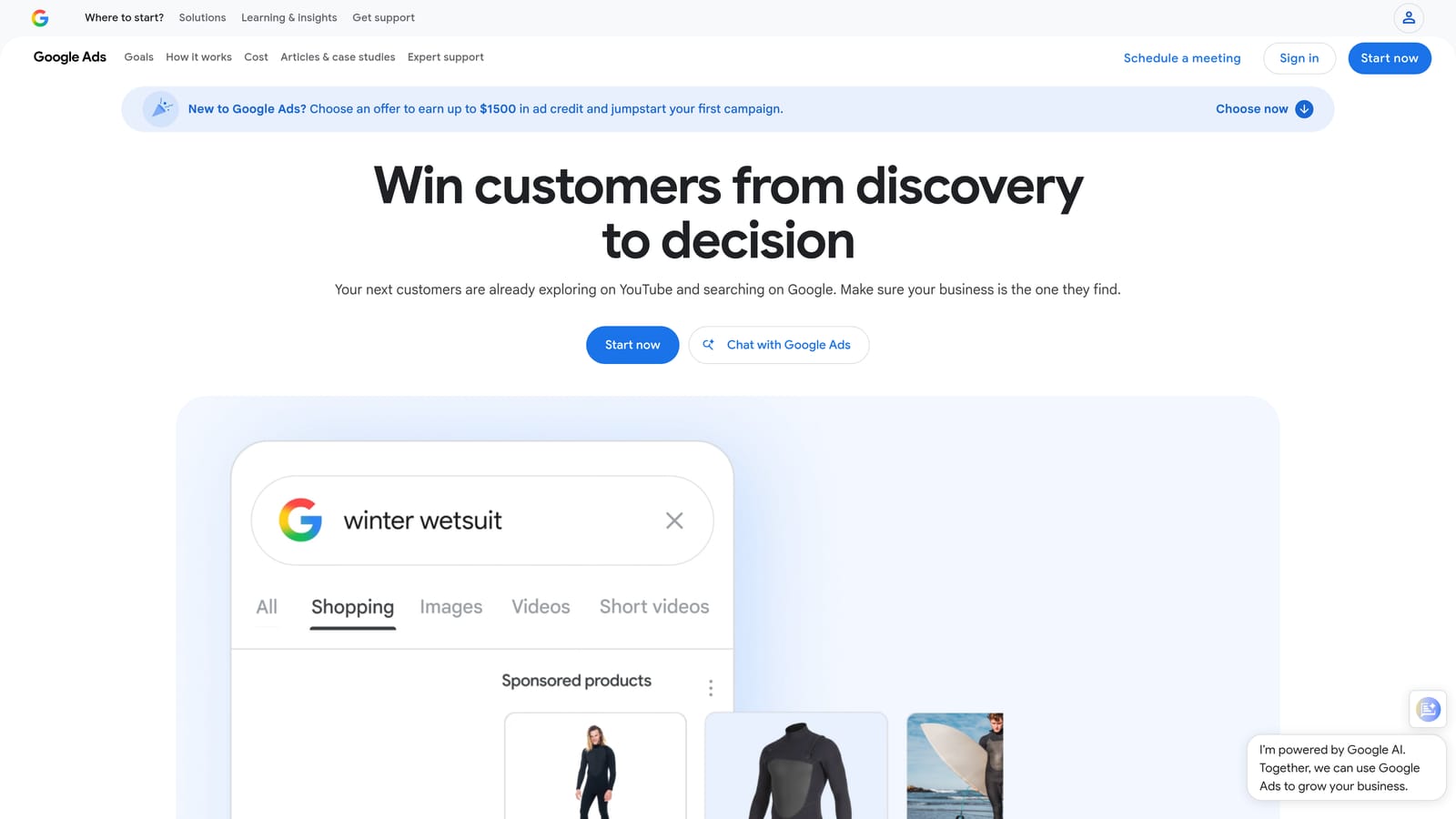 Screenshot of Google Ads Manager Accounts (MCC) website