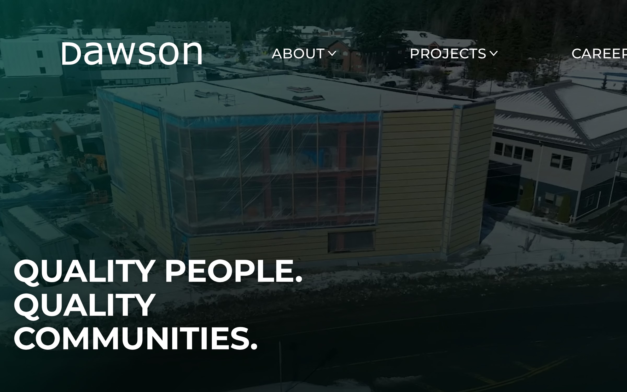 Dawson Cares community page — Quality People. Quality Communities.