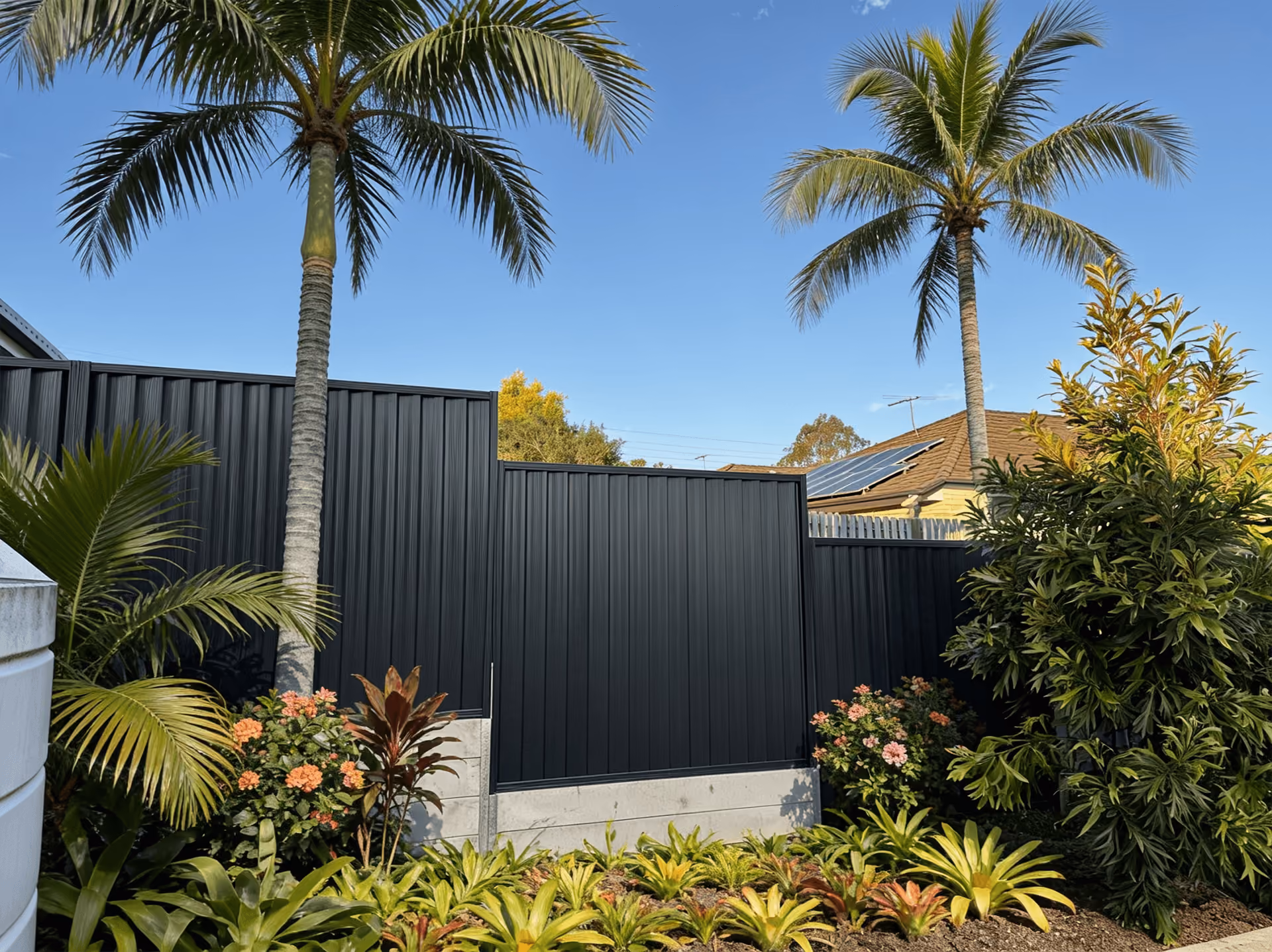 Residential fencing project by Synergy Fencing in Brisbane