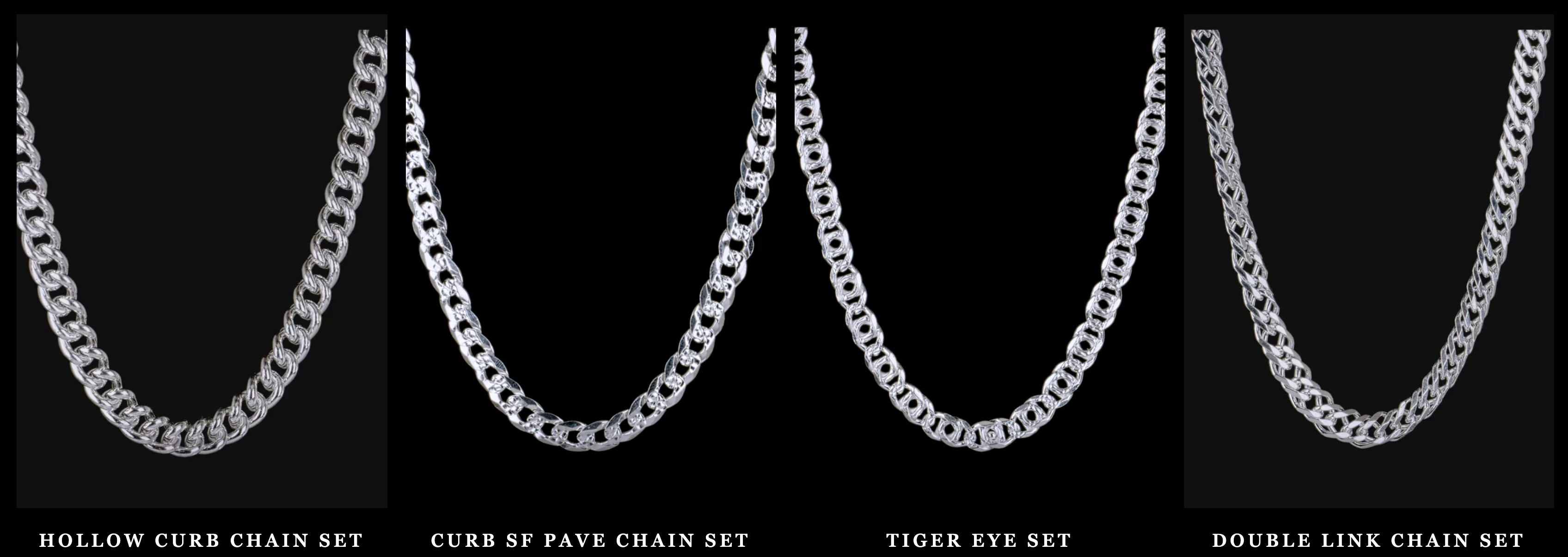 Collection of 925 Italy Chains