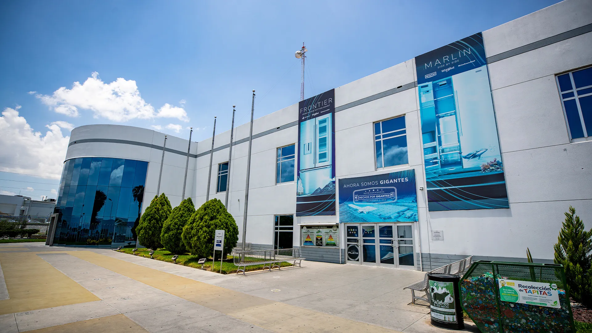 Bau einer Industriehalle für die Erweiterung von Whirlpool in Ramos Arizpe, Coahuila