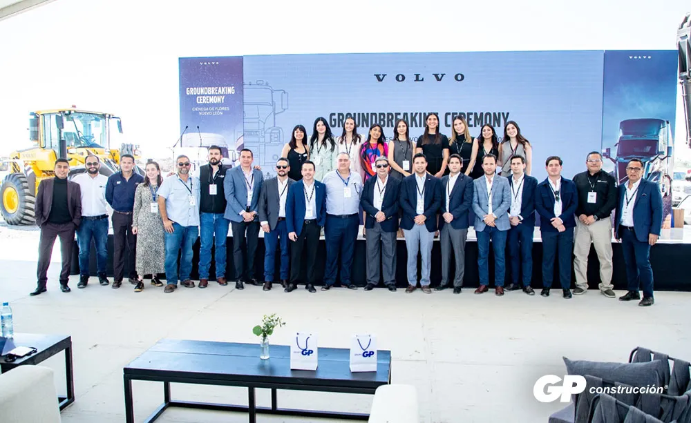 Nueva Planta Automotriz en Nuevo León: Grupo GP y Volvo colocan la primera piedra
