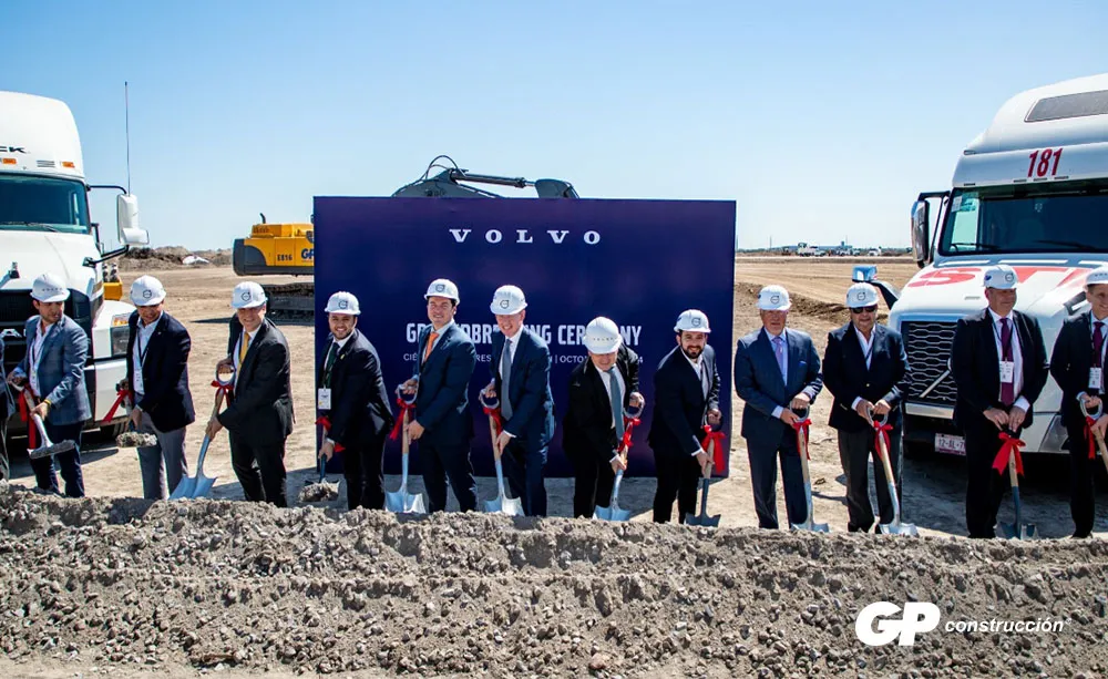 Nueva Planta Automotriz en Nuevo León: Grupo GP y Volvo colocan la primera piedra