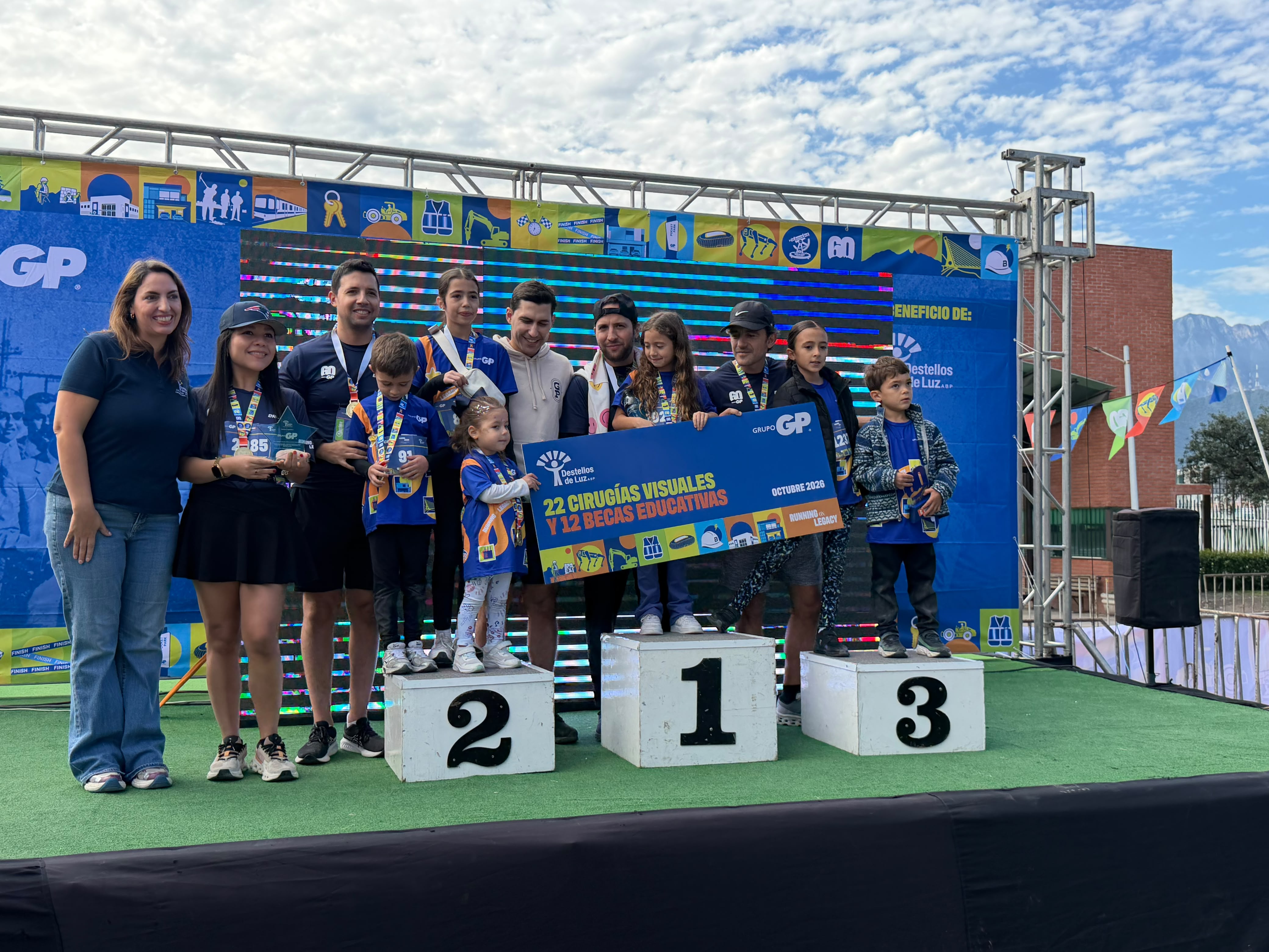 Grupo GP se une por Destellos de Luz en la Carrera Familiar GP 2026 