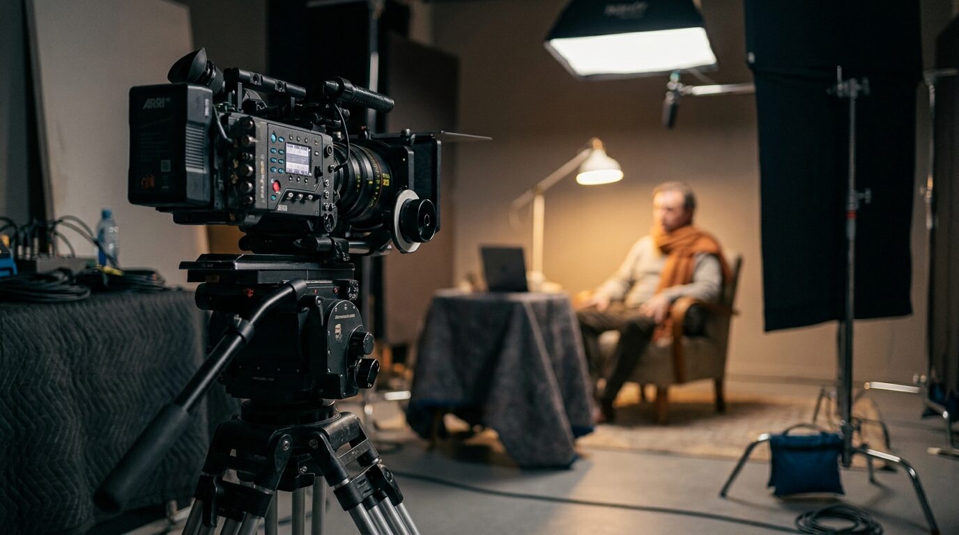 Documentary interview setup
