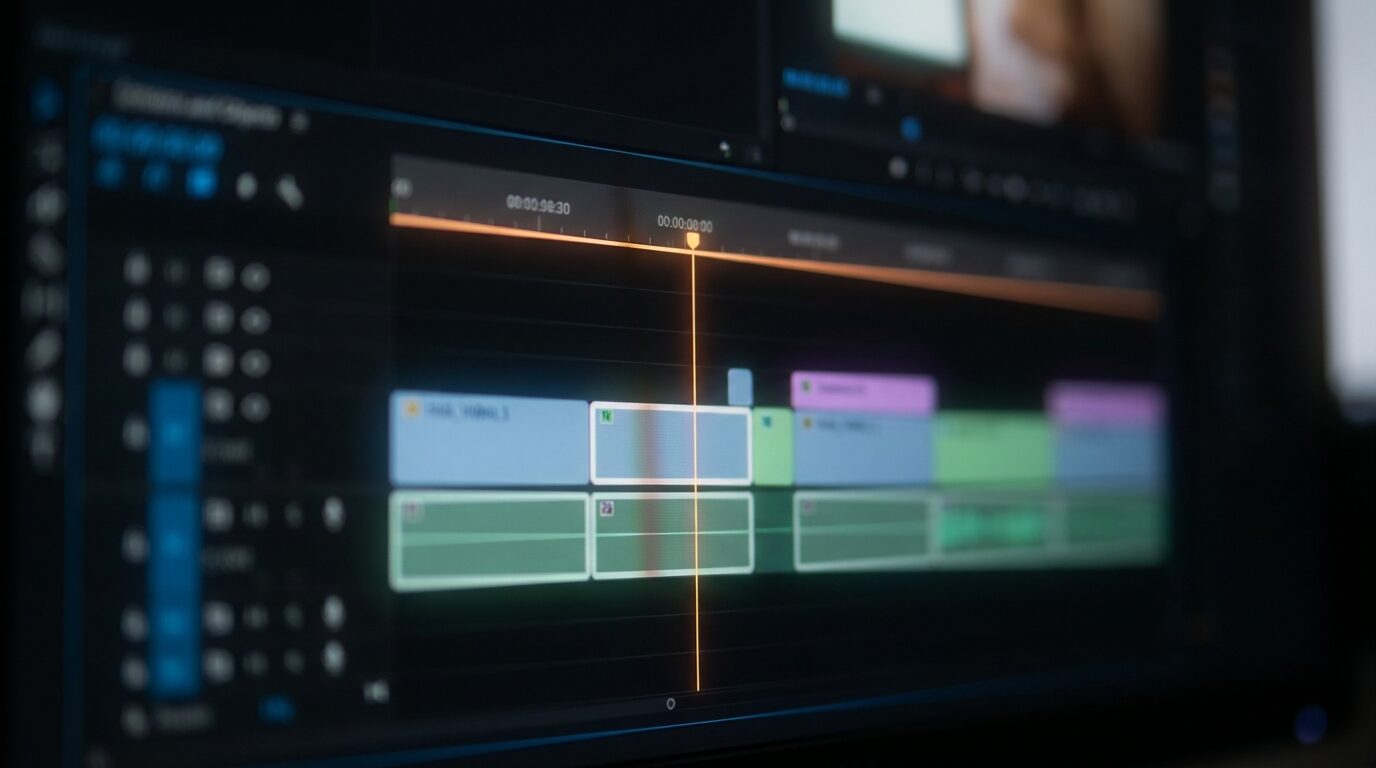 Video editing timeline