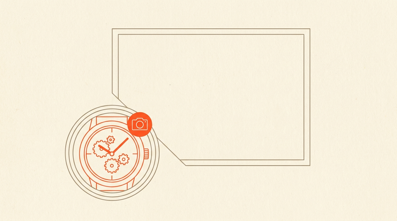Editorial illustration of a close-up detail isolated within a wider picture frame