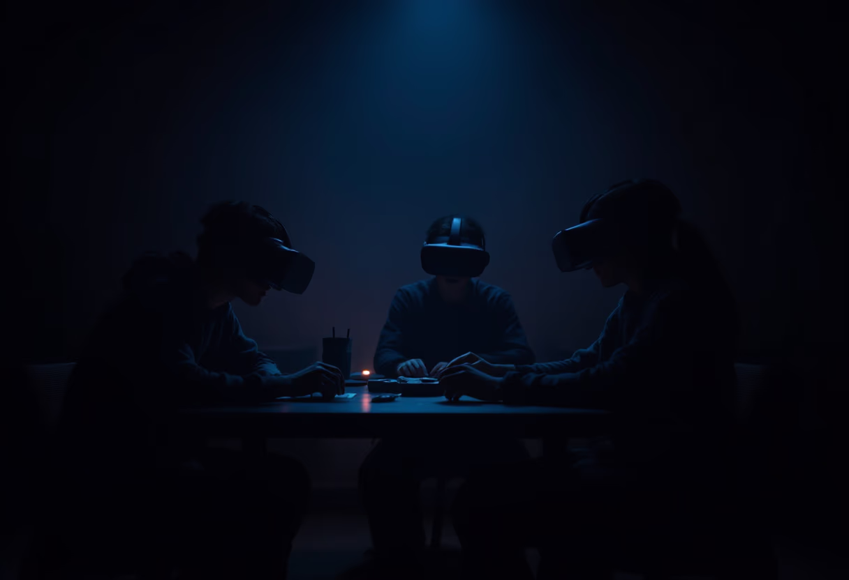 image of students using technology